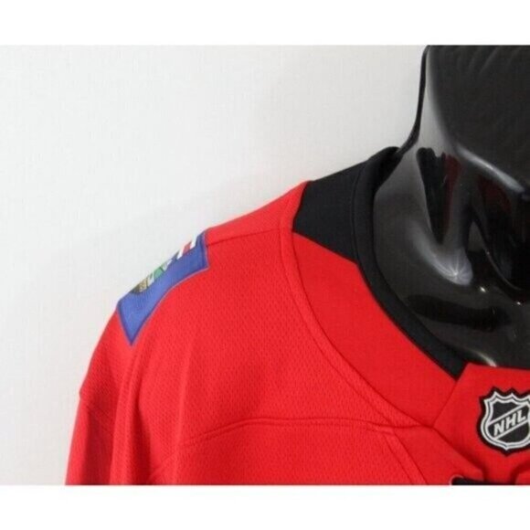 Calgary Flames Mens Fanatics Jersey NHL Breakaway Hockey Licensed Red Sz XL - Picture 5 of 16